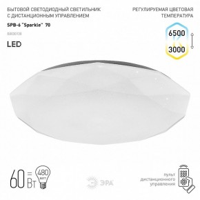 Накладной светильник Эра Классик SPB-6-70-RC Sparkle в Урае - uray.ok-mebel.com | фото 2