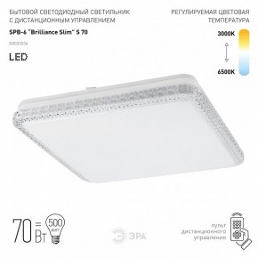 Накладной светильник Эра Классик SPB-6 Brilliance Slim S 70 в Урае - uray.ok-mebel.com | фото 2