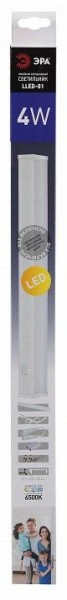 Накладной светильник Эра  LLED-01-04W-6500-W в Урае - uray.ok-mebel.com | фото 4
