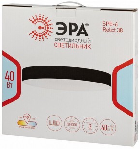 Накладной светильник Эра Relict Relict 38 SPB-6-40 4К BK в Урае - uray.ok-mebel.com | фото 6