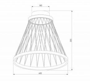 Накладной светильник Eurosvet Cesta 40018/1 LED коричневый в Урае - uray.ok-mebel.com | фото 4