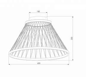 Накладной светильник Eurosvet Cesta 40019/1 LED коричневый в Урае - uray.ok-mebel.com | фото 4
