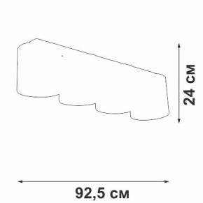 Накладной светильник Vitaluce V2881 V2881-1/4PL в Урае - uray.ok-mebel.com | фото 3