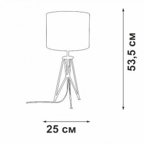 Настольная лампа декоративная Vitaluce V2834 V2834-1/1L в Урае - uray.ok-mebel.com | фото 2