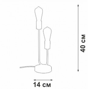 Настольная лампа декоративная Vitaluce V3005 V3005-1/2L в Урае - uray.ok-mebel.com | фото 5