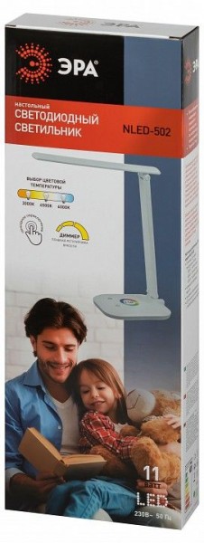 Настольная лампа офисная Эра  NLED-502-11W-W в Урае - uray.ok-mebel.com | фото 6