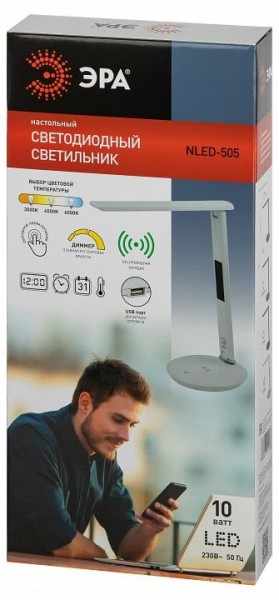 Настольная лампа офисная Эра  NLED-505-10W-W в Урае - uray.ok-mebel.com | фото 5