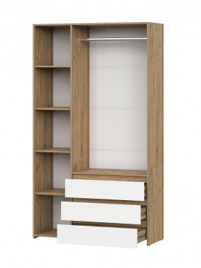 НЕКСТ 1 Шкаф комбинированный трехстворчатый в Урае - uray.ok-mebel.com | фото 2