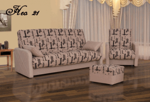 Комплект мягкой мебели НЕО 21М (3+1+ Пуф) в Урае - uray.ok-mebel.com | фото 1