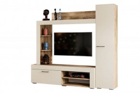 НИКОЛЬ Гостиная (Дуб крафт серый/софт айвори) в Урае - uray.ok-mebel.com | фото