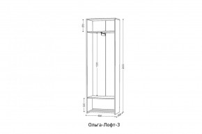 ОЛЬГА-ЛОФТ 3 Шкаф 2-х створчатый в Урае - uray.ok-mebel.com | фото 3