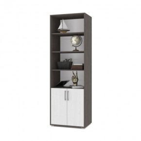 ОЛИВИЯ О21 Шкаф-стеллаж (анкор темный/анкор светлый) в Урае - uray.ok-mebel.com | фото