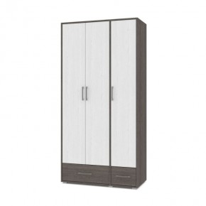 ОЛИВИЯ О32 Шкаф 3-х дверный (анкор темный/анкор светлый) в Урае - uray.ok-mebel.com | фото
