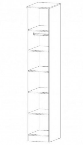 КОСТА-РИКА Пенал (шимо темный/шимо светлый) в Урае - uray.ok-mebel.com | фото 2