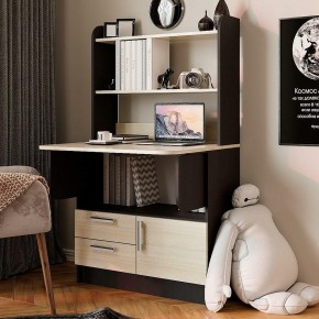 Письменный стол тумба Рокки (венге/лоредо) в Урае - uray.ok-mebel.com | фото 2