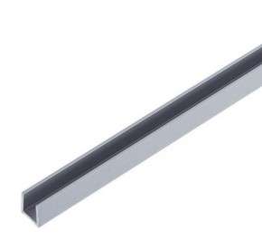 Планка торцевая "П" 4 мм для стеновой панели (алюминий) в Урае - uray.ok-mebel.com | фото 1