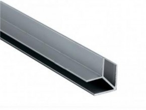 Планка угловая "W" 6 мм для стеновой панели (алюминий) в Урае - uray.ok-mebel.com | фото