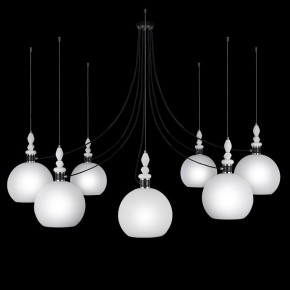 Подвесная люстра 33 идеи S37WH PND182.07.17CH.003BL-S37WH в Урае - uray.ok-mebel.com | фото 4