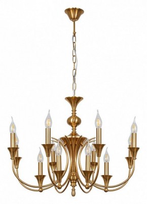 Подвесная люстра Arte Lamp Collinetta A4094LM-12PB в Урае - uray.ok-mebel.com | фото 2