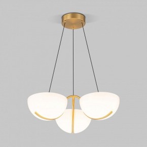 Подвесная люстра Eurosvet Emisfero 50083/3 LED золото в Урае - uray.ok-mebel.com | фото 2