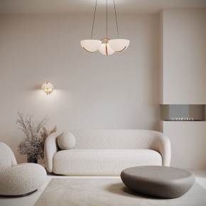 Подвесная люстра Eurosvet Emisfero 50083/3 LED золото в Урае - uray.ok-mebel.com | фото 4