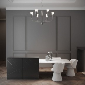 Подвесная люстра Eurosvet Rhyton 60167/6 никель в Урае - uray.ok-mebel.com | фото 6