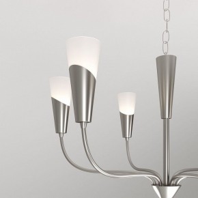 Подвесная люстра Eurosvet Rhyton 60167/6 никель в Урае - uray.ok-mebel.com | фото 7