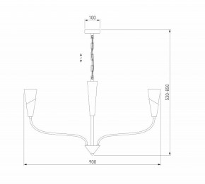 Подвесная люстра Eurosvet Rhyton 60167/8 никель в Урае - uray.ok-mebel.com | фото 6
