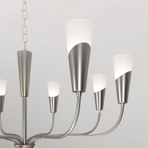 Подвесная люстра Eurosvet Rhyton 60167/8 никель в Урае - uray.ok-mebel.com | фото 7