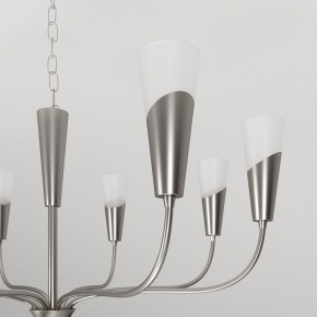 Подвесная люстра Eurosvet Rhyton 60167/8 никель в Урае - uray.ok-mebel.com | фото 8