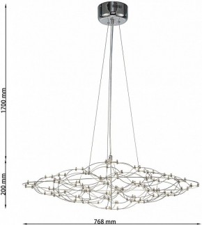 Подвесная люстра Favourite Thinner 4305-8P в Урае - uray.ok-mebel.com | фото 5