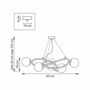 Подвесная люстра Lightstar Globo 799063 в Урае - uray.ok-mebel.com | фото 4