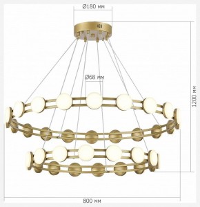 Подвесная люстра ST-Luce MONRO SL6610.203.36 в Урае - uray.ok-mebel.com | фото 4