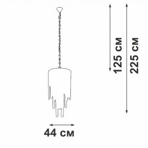 Подвесная люстра Vitaluce V5885 V5885-9/7 в Урае - uray.ok-mebel.com | фото 3