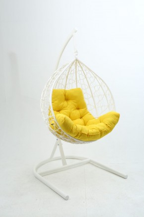 Подвесное кресло Бароло (белый/желтый) в Урае - uray.ok-mebel.com | фото