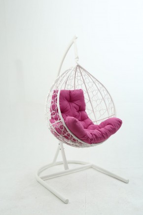 Подвесное кресло Бароло (белый/розовый) в Урае - uray.ok-mebel.com | фото