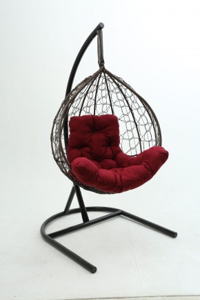 Подвесное кресло Бароло (коричневый/бордо) в Урае - uray.ok-mebel.com | фото