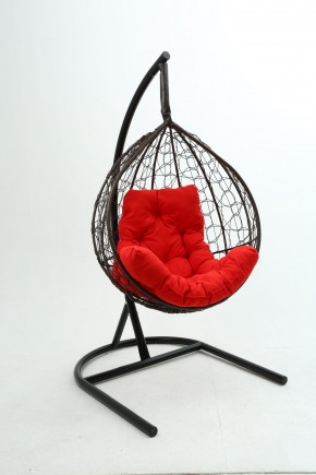 Подвесное кресло Бароло (коричневый/красный) в Урае - uray.ok-mebel.com | фото