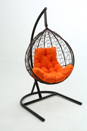 Подвесное кресло Бароло (коричневый/оранжевый) в Урае - uray.ok-mebel.com | фото