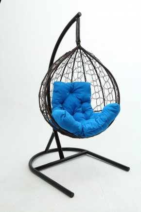 Подвесное кресло Бароло (коричневый/синий) в Урае - uray.ok-mebel.com | фото