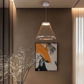 Подвесной светильник Eurosvet Cesta 40016/1 LED коричневый в Урае - uray.ok-mebel.com | фото 4