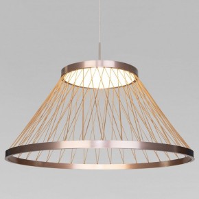 Подвесной светильник Eurosvet Cesta 40017/1 LED коричневый в Урае - uray.ok-mebel.com | фото