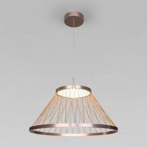 Подвесной светильник Eurosvet Cesta 40017/1 LED коричневый в Урае - uray.ok-mebel.com | фото 2
