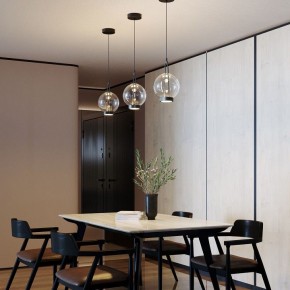 Подвесной светильник Eurosvet Frasco 50267/1 LED черный в Урае - uray.ok-mebel.com | фото 3