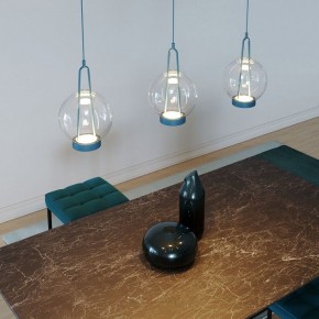 Подвесной светильник Eurosvet Frasco 50267/1 LED синий в Урае - uray.ok-mebel.com | фото 4