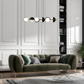 Подвесной светильник Eurosvet Moity 70149/6 черный/латунь Smart в Урае - uray.ok-mebel.com | фото 4