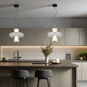 Подвесной светильник Eurosvet Titania 40028/1 LED белый в Урае - uray.ok-mebel.com | фото 3