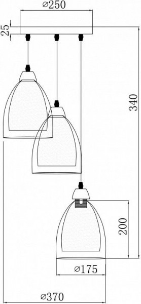 Подвесной светильник Freya Astery FR5375PL-03CH2 в Урае - uray.ok-mebel.com | фото