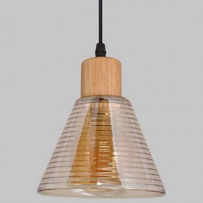 Подвесной светильник Imex MD.5870 MD.5870-1-P-WOOD+BK в Урае - uray.ok-mebel.com | фото