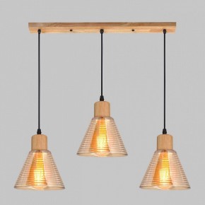 Подвесной светильник Imex MD.5870 MD.5870-3-P-WOOD+BK в Урае - uray.ok-mebel.com | фото 2